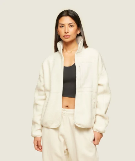 everywear Zip Up Sherpa Jacket